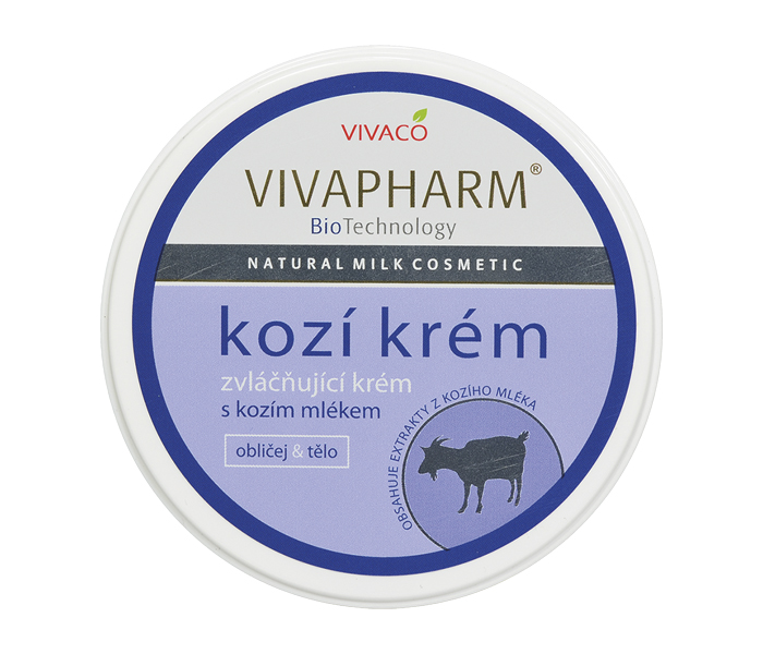 Vivaco Krém na obličej a tělo s kozím mlékem VIVAPHARM 250 ml
