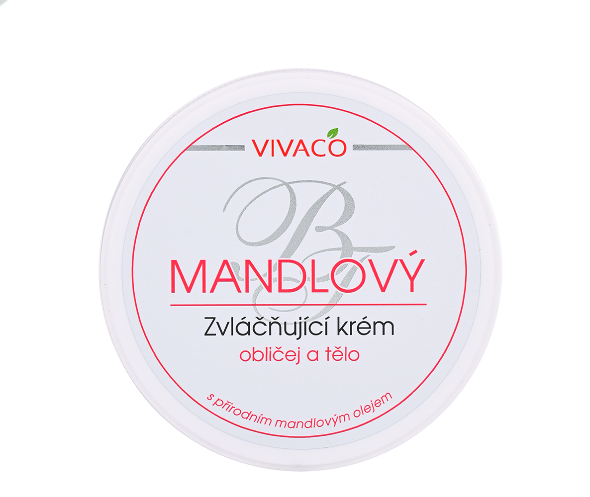 Výživný tělový krém v dóze s mandlovým olejem 250ml