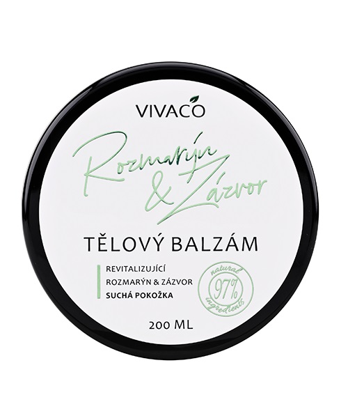 Tělový balzám Rozmarýn a Zázvor 200 ml