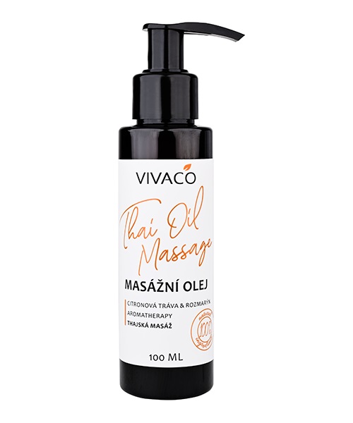 Masážní olej thajská masáž Citronová tráva a Rozmarýn 100 ml
