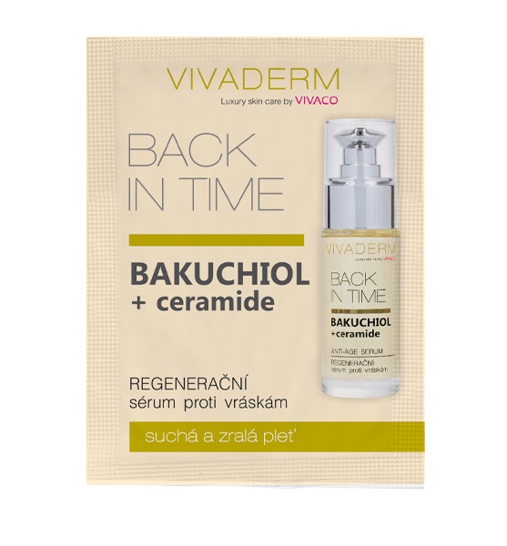 Vivaco Anti-age pleťové sérum BAKUCHIOL+ceramide vzorek 4 ml
