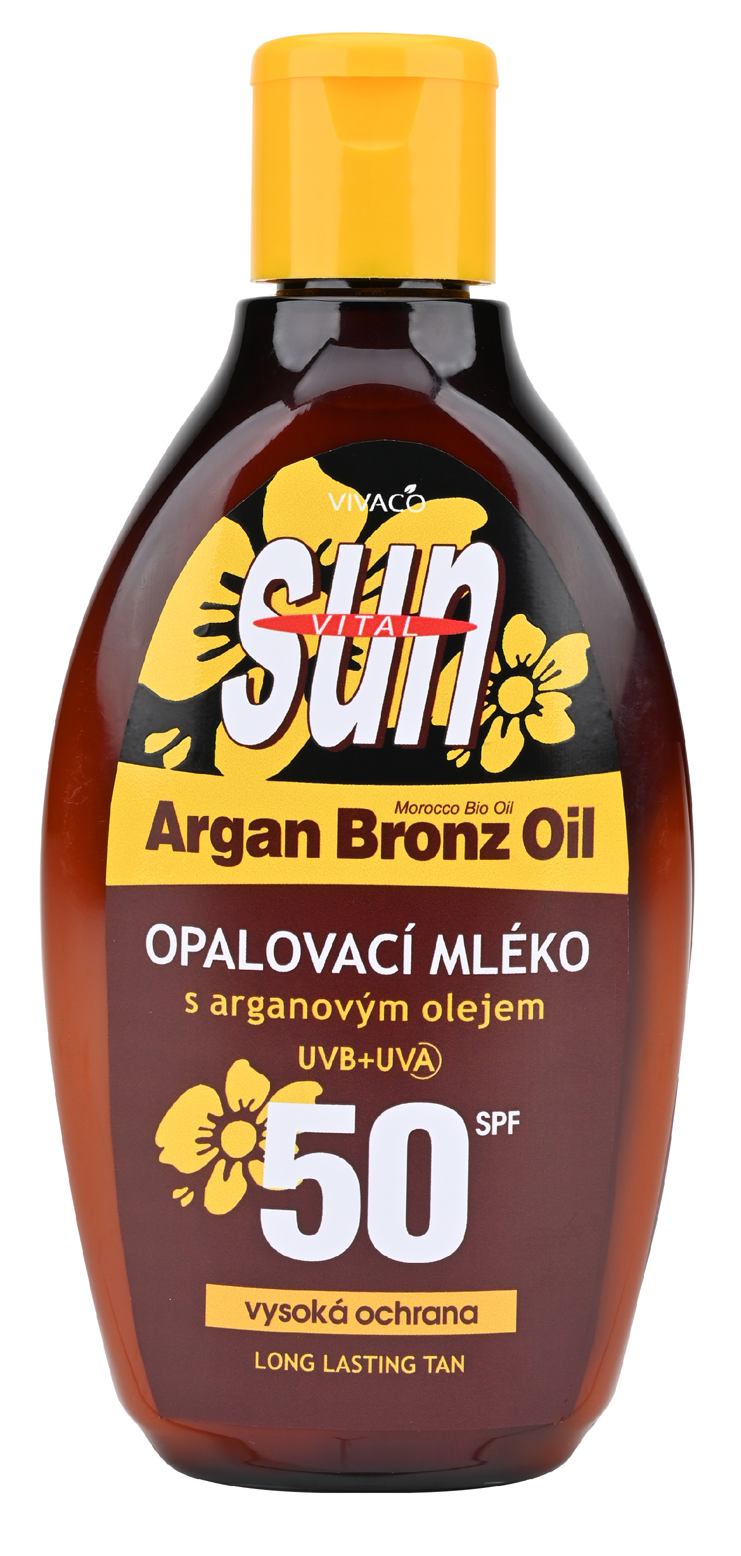 Opalovací mléko s BIO arganovým olejem 50 200 ml