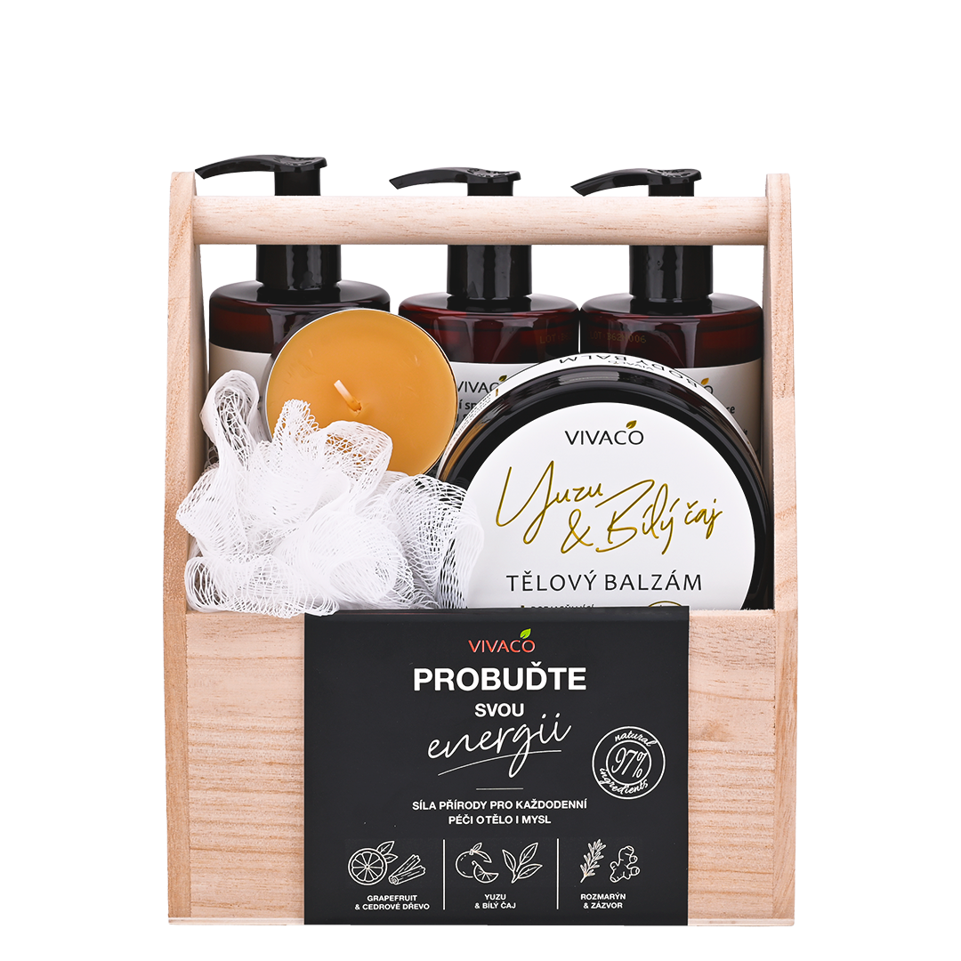 Vivaco Dárkové balení Yuzu a Bílý čaj 7 ks