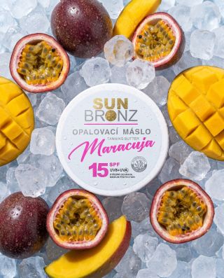 Osvěžení, které k létu patří. ☀️🧊 Horké letní dny a pokožka připravená na slunce. SUN BRONZ Opalovací máslo Maracuja SPF...