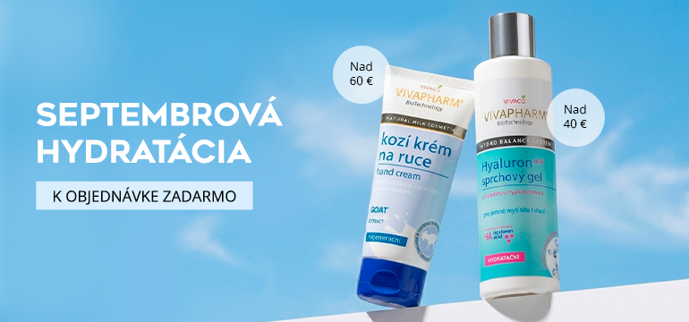 Septembrové darčeky - hydratácia zadarmo