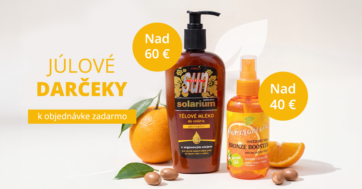 JÚLOVÉ DARČEKY - urýchlenie opálenia zadarmo