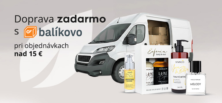 Doprava s balíkovom ZADARMO