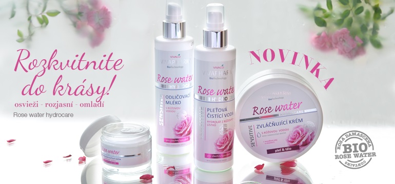 Novinka! ROSE WATER HYDROCARE