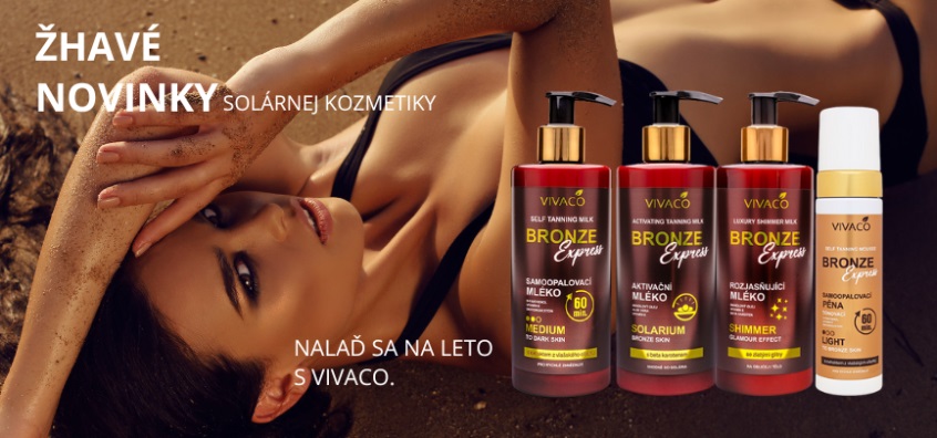 Novinka! Rad solárnej kozmetiky BRONZE EXPRESS