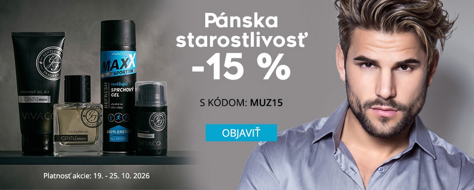 muži 15 zľava