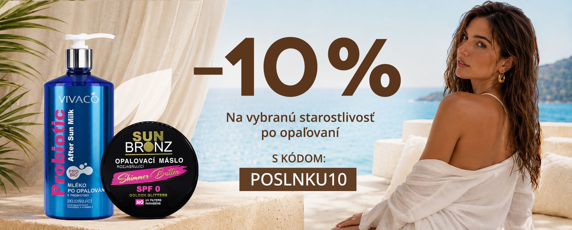 po opaľovaní zľava