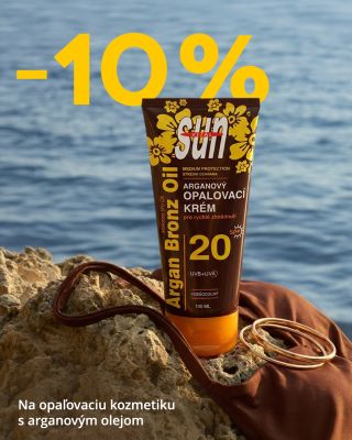 ☀Nenechajte si ujsť zľavu 10% na arganovú opaľovaciu kozmetiku, náš dlhoročný bestseller so zárukou spokojnosti...