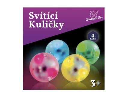 Swannie Toys svítící kuličky 4 ks