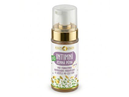 PURITY VISION Bio Jemná intimní pěna 90 ml  bio intimní pěna pro každodenní péči