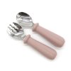 Rose pink Pumpkin spoon and fork