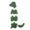 Dřevěné puzzle krokodýl Mr. Crocodile – FSC skládačka pro děti  skládačka / od 2 let / krokodýl