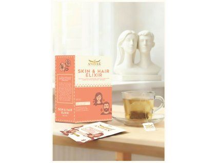 Bylinný čaj pro pleť a vlasy