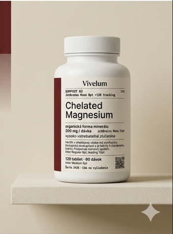Vivelum Magnézium Bisglycinát 75 mg, 90 kapsúl