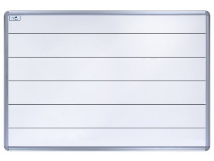 Bílá lakovaná tabule ekoTAB® s linkami
