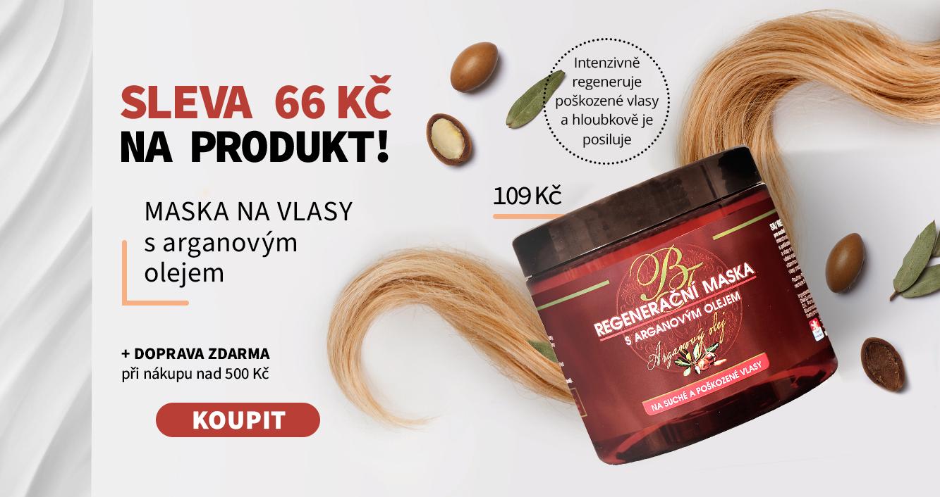 Akce - středa maska na vlasy argan