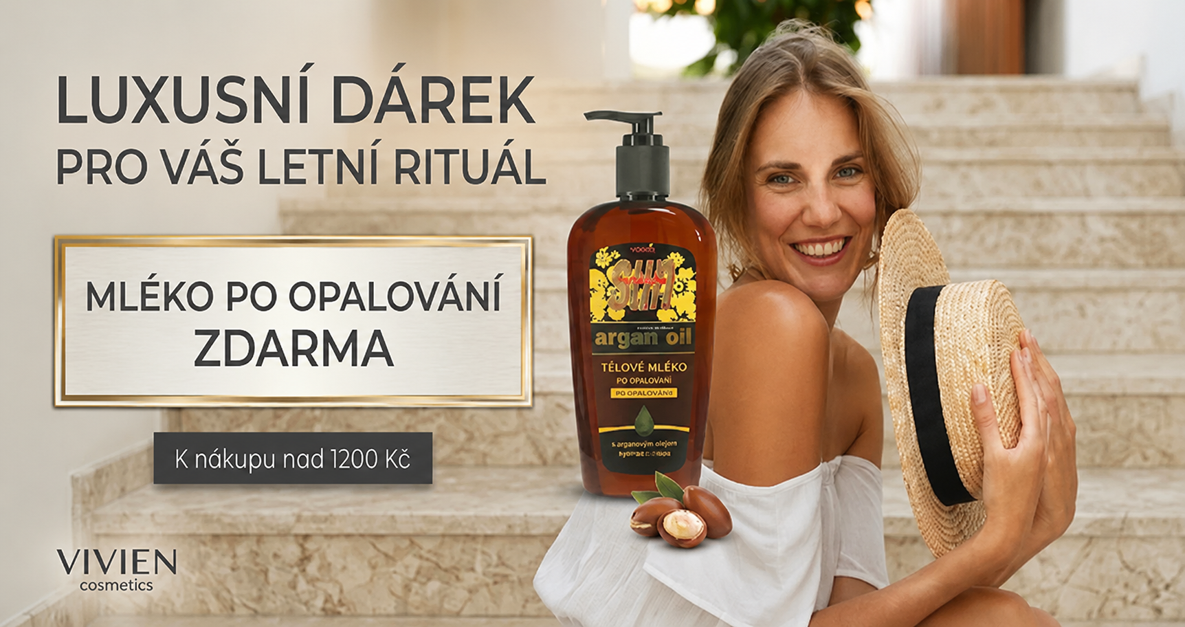 Akce - mléko po opal zdarma