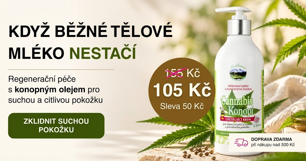 Akce středa  - mléko konopí