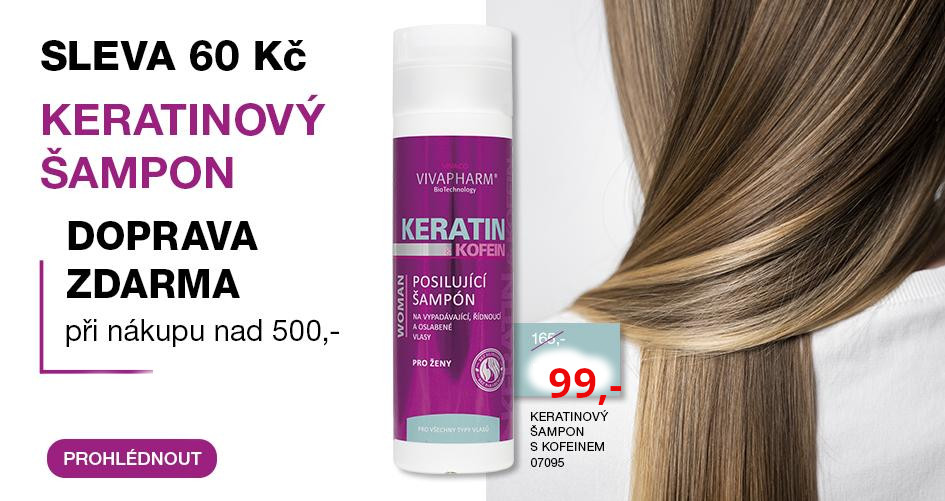 Akce- středa keratin šampon