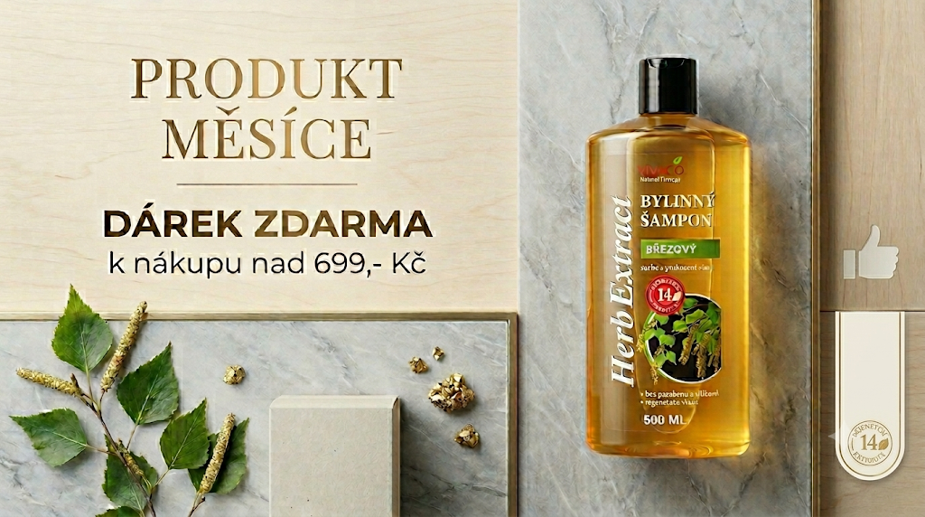 Akce - šampon bříza nad 699Kč zdarma