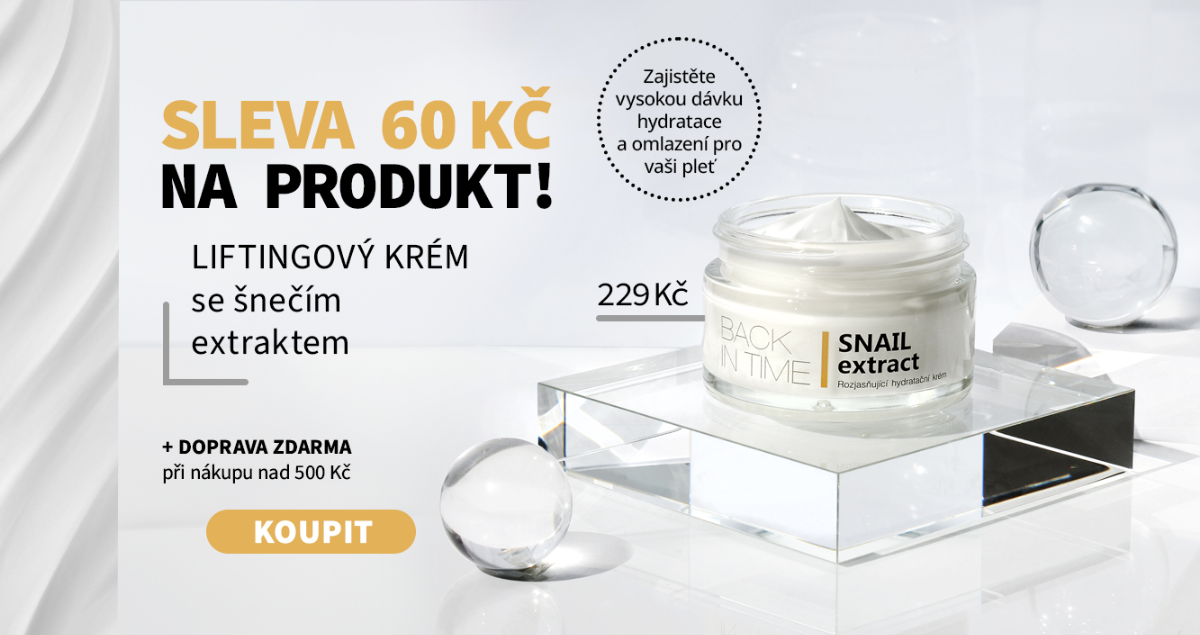 Akce- středa krém šnek