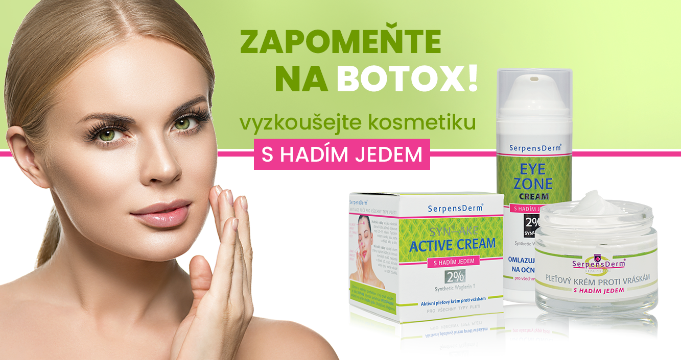 Hadí jed proti vráskám