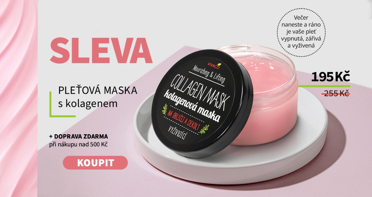 Akce- středa maska kolagen