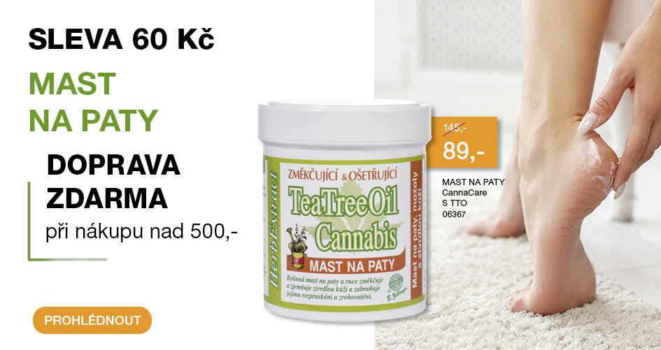 Akce- středa mast na  paty s TTO