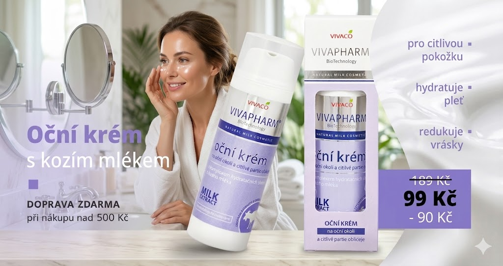Akce - středa oční krém koza