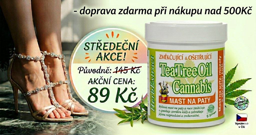 Akce - středa mast na paty
