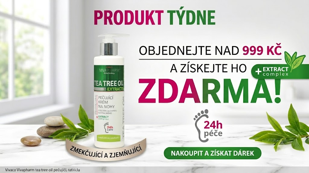 Akce - krém na nohy zdarma