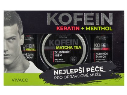 DÁRKOVÁ KAZETA KERATIN A KOFEIN / pánská /