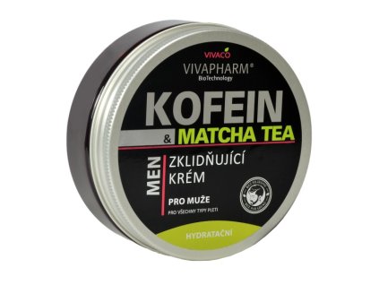 ZKLIDŇUJÍCÍ KRÉM PRO MUŽE KOFEIN A MATCHA TEA 200ml