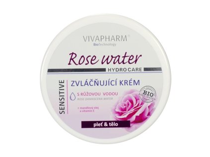 SENZITIV KRÉM S RŮŽOVOU VODOU 200ml