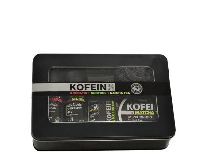 DÁRKOVÁ KAZETA KERATIN A KOFEIN /PLECH/