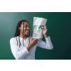Futureproof October 23 Max holding Vegan Protein on dark green background 4 min