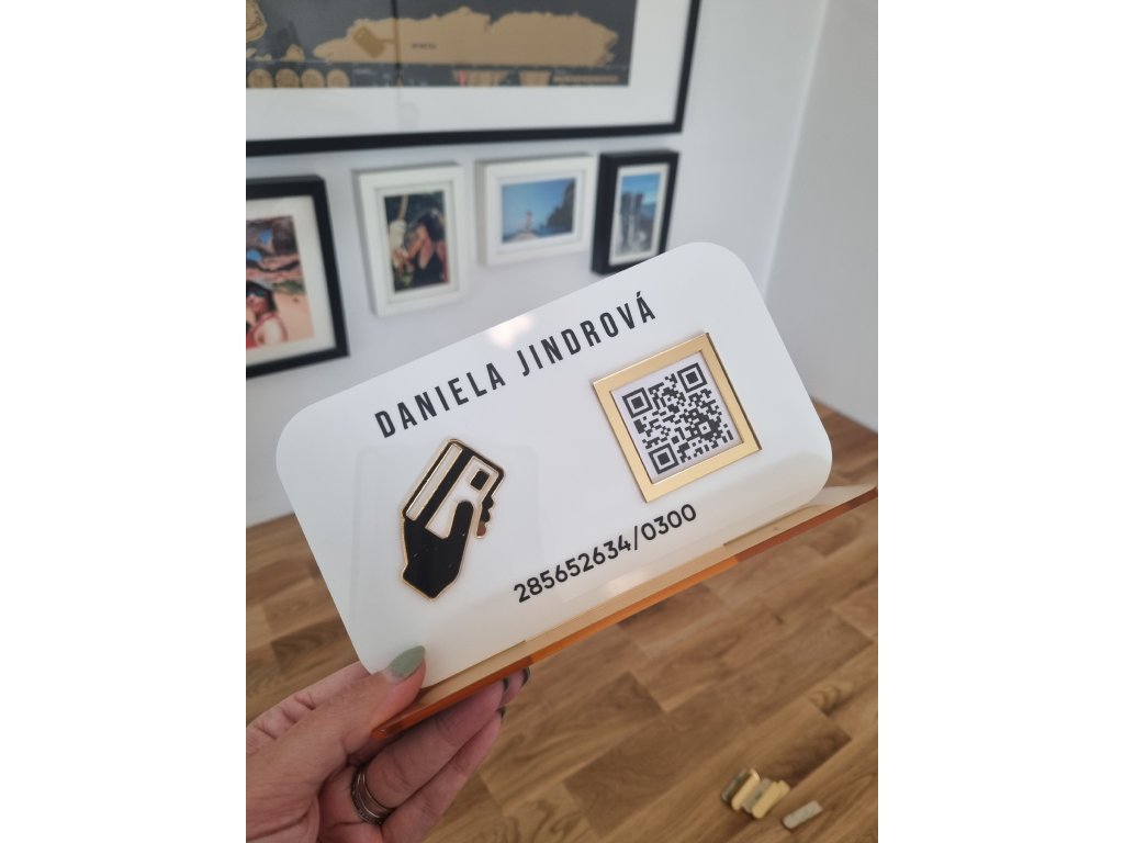 CEDULKA 1QR KÓD I Stojánek na platbu / Instagram / recenze