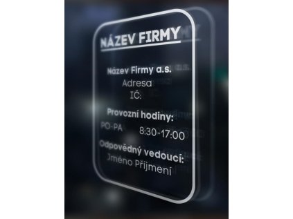 VIZUALI.CZ oteviraci doba na vylohu sklo