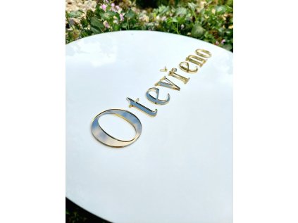 VIZUALI.CZ Cedule otevřeno na dveře či do výlohy