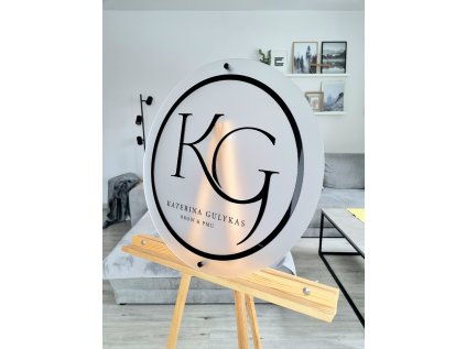 FIREMNÍ CEDULE KULATÁ I Designová cedule / logo PLEXI