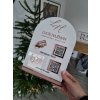 CEDULKA 2QR KÓDY OBLOUK I Stojánek na sociální sítě / platbu / recenze