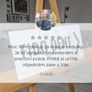 Směrovka a označení provozovny pro ordinaci stomatologa 🦷 ▪️▪️▪️▪️ Čím dál více u mne objednávají cedule a loga i muži...