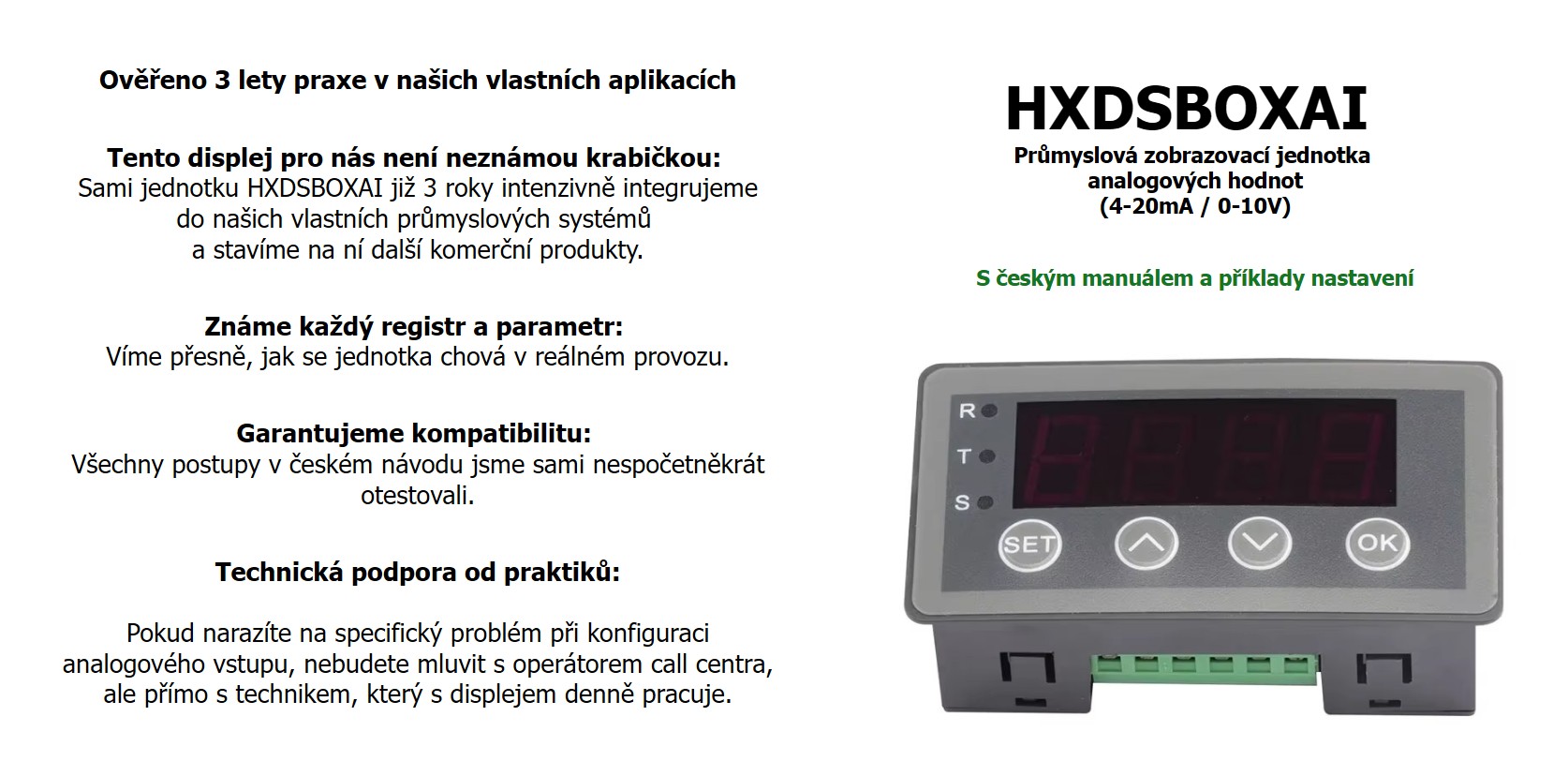 HXDSBOXAI Průmyslová zobrazovací jednotka