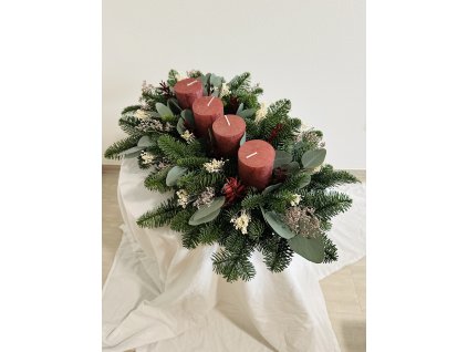 Adventní štola EXCLUSIVE červená