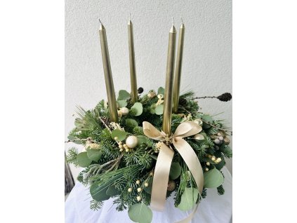 Adventní věnec ELEGANT GOLD