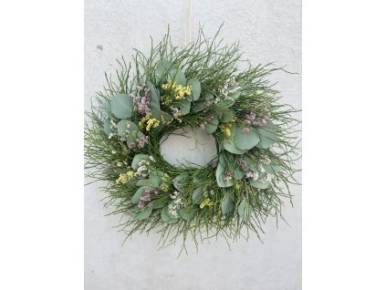 Věnec z borůvčí barevný 45-50 cm